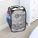 SMART DESIGN POP UP LAUNDRY HAMPER WITH EASY CARRY HANDLES 3016120 - BLACK - Like New