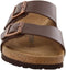 BIRKENSTOCK ARIZONA UNISEX SANDALS - MEN 11 WOMEN 13 - DARK BROWN BIRKO-FLOR - Brand New