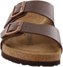 BIRKENSTOCK ARIZONA UNISEX SANDALS - MEN 11 WOMEN 13 - DARK BROWN BIRKO-FLOR - Like New