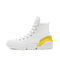 568648C CONVERSE MIX & MATCH CPX70 HIGH TOP, WOMEN SIZE 5.5 - WHITE/YELLOW/BLACK Like New