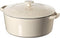 Cuisinart 7 Quart Cast Iron Casserole CI670-30CW - Cream - Scratch & Dent