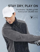 FIT SPACE WATERPROOF GOLF RAIN SUITS MEN PERFORM RAIN JACKETS PANTS GREY L - Brand New