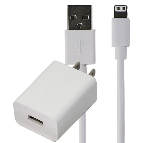 SHARKK (5V/2A) USB WALL CHARGER WITH 3.3FT CABLE FOR IPHONE/IPAD - WHITE - Like New