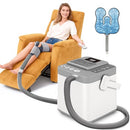 KETFIY COLD THERAPY MACHINE PROGRAMMABLE KNEE ICE MACHINE SILENT PUMP - WHITE - Like New
