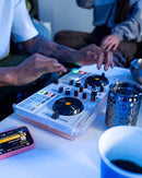 HERCULES DJCONTROL MIX ULTRA – MOBILE DJ CONTROLLER FOR SMARTPHONES - WHITE - Like New