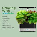 AeroGarden Harvest with Gourmet Herb Seed Pod Kit - BLACK Like New