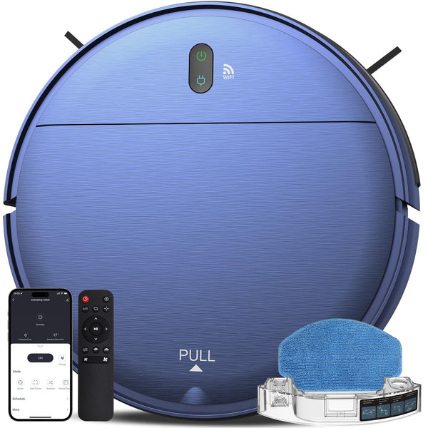 SMART LIFE ZCWA ROBOT VACUUM AND MOP COMBO 2.4GHZ WIFI LINK - Scratch & Dent