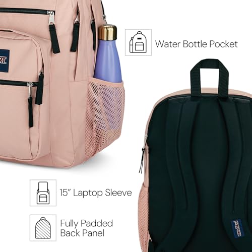 JANSPORT LAPTOP BACKPACK 15” SLEEVE SHOULDER STRAPS JS0A47JK003 - NAVY - Like New
