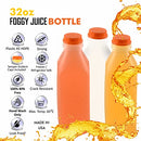 EcoQuality [100 PACK] Empty Plastic Juice Bottles, 32 OZ B07L6SGYWF - NEW - Brand New