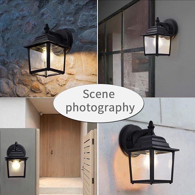 LPINYE Porch Light Exterior Wall Light Simple Modern Wall Lantern Waterproof XSF - Like New