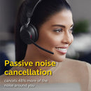 Jabra Evolve2 65 USB-A UC Mono Wireless Headset with Link380a - Black Like New