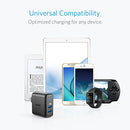 ANKER USB CHARGER, ANKER ELITE DUAL PORT 24W WALL CHARGER A2023 - BLACK - Like New