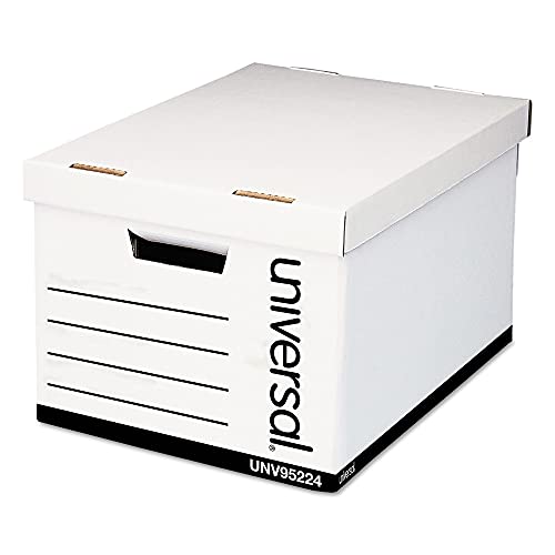 UNIVERSAL HEAVY-DUTY FAST ASSEMBLY LIFT-OFF LID STORAGE 95224 - WHITE - Like New