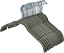 Amazon Basics Space Saving Slim Velvet Non-Slip Clothes Hangers 30-Pack - Gray - Like New