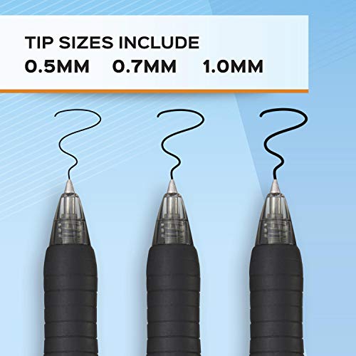 2095473 Paper Mate Gel Pen Profile Retractable Pen 0.7mm 36 Count Black - Brand New