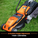 LAWNMASTER CLM2413A CORDLESS 13-INCH LAWN MOWER 24V WITH 2.4AH BATTERY - ORANGE - Like New