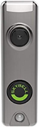 Honeywell SkyBell Slim Design 1080p Wi-Fi Video Doorbell DBCAM-TRIM - Silver Like New