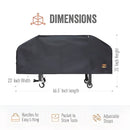 YUKON GLORY GAS GRILL COVER 66.5 X 25 - BLACK - Like New