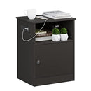 EPHEX End Table with USB Ports & Power Outlets - Black - Like New