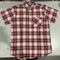 BLACK HORSE MEN'S S/S WOVEN PLAID SHIRT - MENS SMALL - RED/WHITE/YELLOW - Brand New