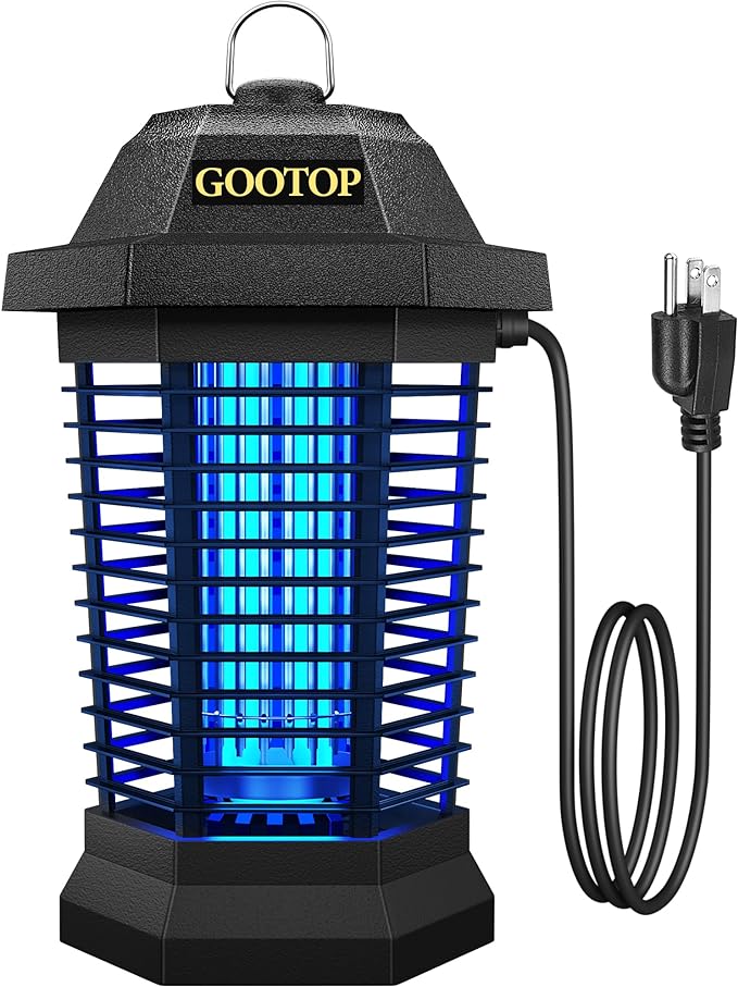 GOOTOP Mosquito Zapper Bug Zapper Outdoor Electric Bug Zapper ZAP-T6-PRO - Black - Like New