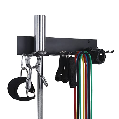 TOPSAIR GYM STORAGE RACK GYM ACCESSORIES 11 PRONGS - BLACK - Like New