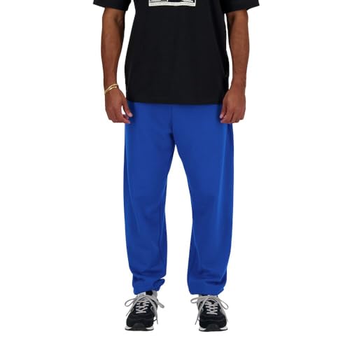 MP41519 NEW BALANCE MENS ESSENTIALS FRENCH TERRY JOGGER BLUE OASIS SIZE L - Brand New