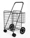 PRIMETRENDZ FOLDING SHOPPING CART DOUBLE BASKET JUMBO SIZE 150LB CA-P5867173 - Like New