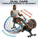 Women's Health Men's Health Dual Handle Rowing Machine (1678), Black - Like New