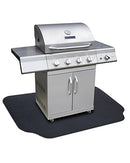 GRILLTEX Under the Grill Protective Deck and Patio Mat, 36x63 inches - Black - Brand New