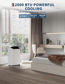 GARVEE PORTABLE AIR CONDITIONER CF14 - BLACK/WHITE - Like New