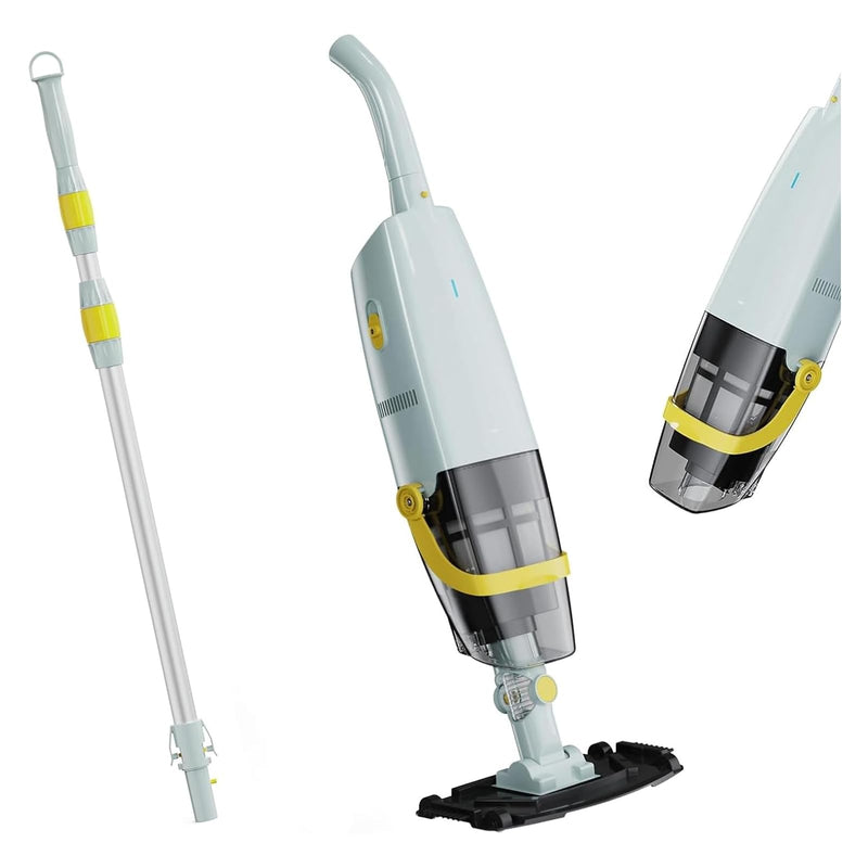 LYDSTO RECHARGEABLE POOL CLEANER - PALE BLUE/YELLOW - Like New