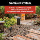 FURRION AURORA VERANDA SERIES OUTDOOR LANDSCAPE SPEAKER SYSTEM - BROWN - Like New