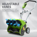 Greenworks 10 Amp 16-Inch Corded Electric Snow Blower 26022 - Green - Like New