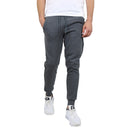 BASTION TRAIL MEN'S FLEECE DRAWSTRING JOGGER PANTS - SIZE: MEN 2XL - CHARCOAL - Brand New