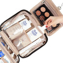 NISHEL Travel Toiletry Bag for Women Large Capacity, Makeup Essentials Organizer - Like New