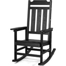 VEVOR Porch Rocker, HIPS Outdoor Rocking Chair, High Back Patio Rocking Chair - Like New