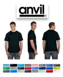 Anvil 980 Fashion Fit Lightweight T-Shirt New