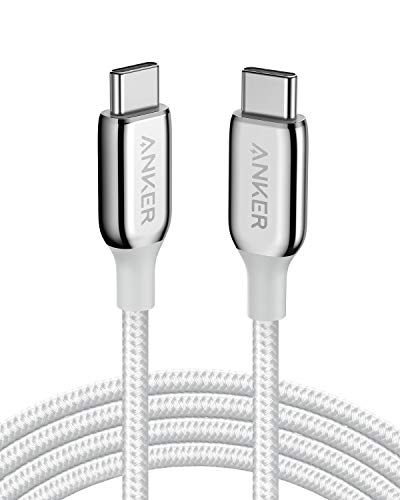 ANKER USB-C 2.0 CABLE POWERLINE+ III 6FT USB-IF CERTIFIED CABLE SILVER - Like New