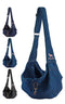 NOAH & PAW DOGSLING CARRIER FOR SMALL DOGS AND CATS, MACHINE WASHABLE - BLUE - Like New