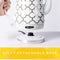 BELLA Electric Kettle & Tea Pot , 1.2 Liter - Silver Tile Pattern - Like New