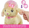 Mattel Barbie Plush Toy Playset, Hairdresser Poodle Stuffed Animal with Lights - Brand New