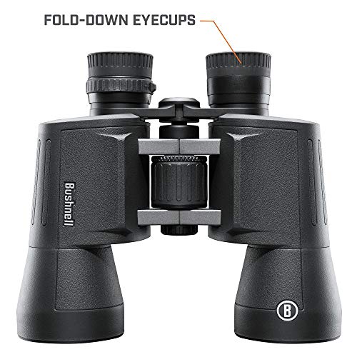 BUSHNELL POWERVIEW 2 BINOCULARS, HIGH-DEFINITION BINOCULARS, 10X50 - BLACK - Like New