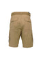 BLUE ROCK MEN'S COTTON STRETCH RIPSTOP CARGO SHORTS WITH BELT - KHAKI - SIZE 42 - Brand New