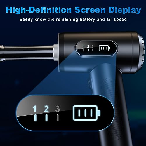 FRESMOL COMPRESSED AIR DUSTER-3 GEAR ADJUSTABLE 100000RPM VC018 - BLACK - Like New