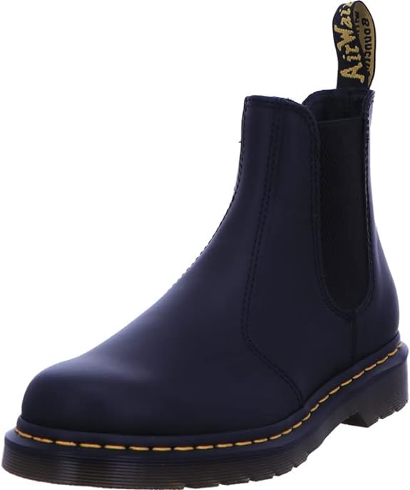 27100001 Dr. Martens 2976 Nappa Leather Chelsea Boot MENS BLACK SIZE 9 New