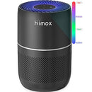 HIMOX Air Purifiers Large Room PM2.5 Auto Mode H13 True HEPA, H08 Black - Brand New