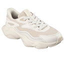 Skechers Womens Street Wave Sneaker Memory Foam Lux, Slip-ins, Size 7, Off White - Like New