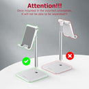 OMOTON CELL PHONE STAND ADJUSTABLE ANGLE HEIGHT DESK DOCK HOLDER - SILVER - Like New