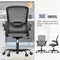 MIMOGLAD OFFICE CHAIR, ERGONOMIC DESK CHAIR, HIGH BACK MESH COMPUTER - GRAPHITE - Like New